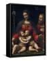 La Sainte Famille Avec Saint Jean Baptiste  (The Holy Family with John the Baptist) Peinture De Be-Bernardino Luini-Framed Stretched Canvas