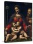 La Sainte Famille Avec Saint Jean Baptiste  (The Holy Family with John the Baptist) Peinture De Be-Bernardino Luini-Stretched Canvas