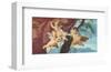 La Sainte Famille (detail)-Nicolas Poussin-Framed Premium Giclee Print