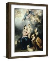 La Sainte Famille, dite la Vierge de Séville-Bartolome Esteban Murillo-Framed Giclee Print