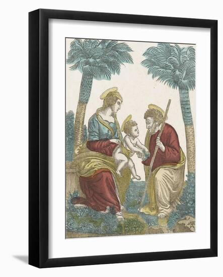 La sainte Famille-null-Framed Giclee Print