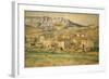 La Sainte-Victoire-Paul Cézanne-Framed Giclee Print