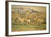 La Sainte-Victoire-Paul Cézanne-Framed Giclee Print