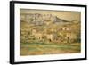 La Sainte-Victoire-Paul Cézanne-Framed Giclee Print