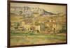 La Sainte-Victoire-Paul Cézanne-Framed Giclee Print