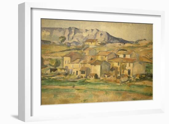 La Sainte-Victoire-Paul Cézanne-Framed Giclee Print