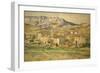 La Sainte-Victoire-Paul Cézanne-Framed Giclee Print