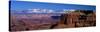La Sal Mountains Seen from Canyonlands National Park, Utah, USA-null-Stretched Canvas