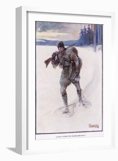 La Salle Alone Accross the Trackless Snow-Joseph Ratcliffe Skelton-Framed Giclee Print