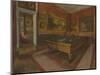 La Salle de billard au Menil Hubert-Edgar Degas-Mounted Giclee Print