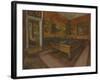 La Salle de billard au Menil Hubert-Edgar Degas-Framed Giclee Print