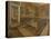 La Salle de billard au Menil Hubert-Edgar Degas-Stretched Canvas