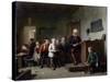La Salle De Classe - the Classroom - Heuvel, Theodore Bernard De (1817-1906) - 1872 - Oil on Wood --Theodore Bernard de Heuvel-Stretched Canvas