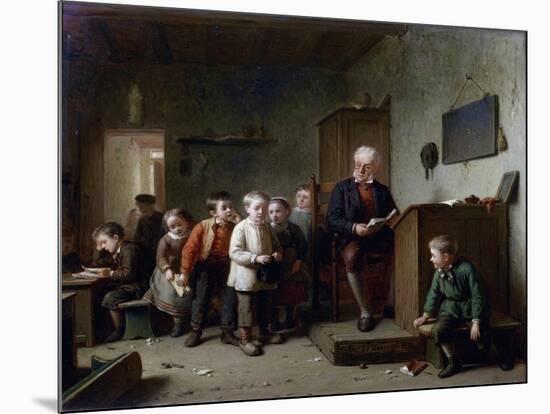 La Salle De Classe - the Classroom - Heuvel, Theodore Bernard De (1817-1906) - 1872 - Oil on Wood --Theodore Bernard de Heuvel-Mounted Giclee Print