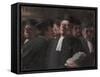 La Salle Des Pas-Perdus Au Palais De Justice-Honore Daumier-Framed Stretched Canvas