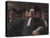 La Salle Des Pas-Perdus Au Palais De Justice-Honore Daumier-Stretched Canvas