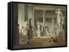 La Salle des Saisons au Louvre, vers 1802-1803-Hubert Robert-Framed Stretched Canvas