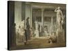 La Salle des Saisons au Louvre, vers 1802-1803-Hubert Robert-Stretched Canvas