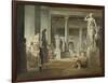 La Salle des Saisons au Louvre, vers 1802-1803-Hubert Robert-Framed Giclee Print