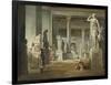 La Salle des Saisons au Louvre, vers 1802-1803-Hubert Robert-Framed Giclee Print