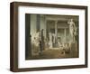 La Salle des Saisons au Louvre, vers 1802-1803-Hubert Robert-Framed Giclee Print