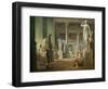 La Salle Des Saisons Au Louvre-Hubert Robert-Framed Giclee Print