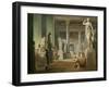 La Salle Des Saisons Au Louvre-Hubert Robert-Framed Premium Giclee Print