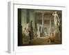 La Salle Des Saisons Au Louvre-Hubert Robert-Framed Premium Giclee Print