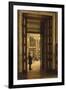 La Salle des Sept-Cheminées au Louvre, vue depuis la salle des Bijoux-Louis Beroud-Framed Giclee Print