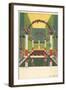 La Salle Verte, Pub. Paris 1919-Georges Barbier-Framed Giclee Print