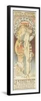 La Samaritaine, 1897 (Colour Litho)-Alphonse Marie Mucha-Framed Premium Giclee Print