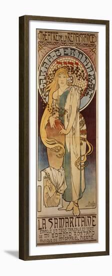 La Samaritaine, 1897-Alphonse Mucha-Framed Premium Giclee Print