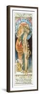 La Samartine With Sara Bernhardt-Alphonse Mucha-Framed Premium Giclee Print