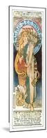 La Samartine With Sara Bernhardt-Alphonse Mucha-Mounted Premium Giclee Print