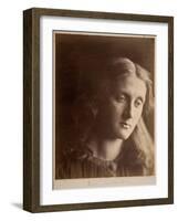 La Santa Julia, Portrait of Julia Prinsep Jackson, 1867-Julia Margaret Cameron-Framed Giclee Print