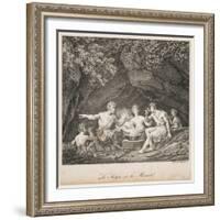 La Satyre Et Le Passant, 1819-Hippolyte Lecomte-Framed Giclee Print