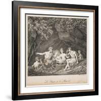 La Satyre Et Le Passant, 1819-Hippolyte Lecomte-Framed Giclee Print