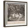 La Satyre Et Le Passant, 1819-Hippolyte Lecomte-Framed Giclee Print