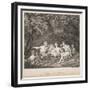 La Satyre Et Le Passant, 1819-Hippolyte Lecomte-Framed Giclee Print