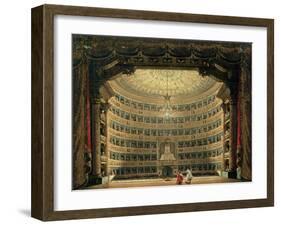 La Scala, Milan, During a Performance-null-Framed Giclee Print