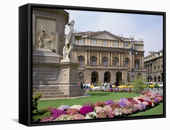 La Scala, Milan, Lombardy, Italy-Peter Scholey-Framed Stretched Canvas