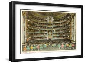 La Scala Opera House, Milan, Italy-null-Framed Art Print