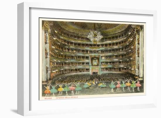 La Scala Opera House, Milan, Italy-null-Framed Art Print