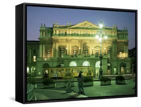 La Scala Opera House, Milan, Lombardia, Italy-Peter Scholey-Framed Stretched Canvas