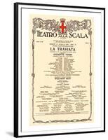 La Scala: Verdi Opera Traviata-null-Framed Premium Giclee Print