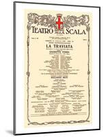 La Scala: Verdi Opera Traviata-null-Mounted Art Print