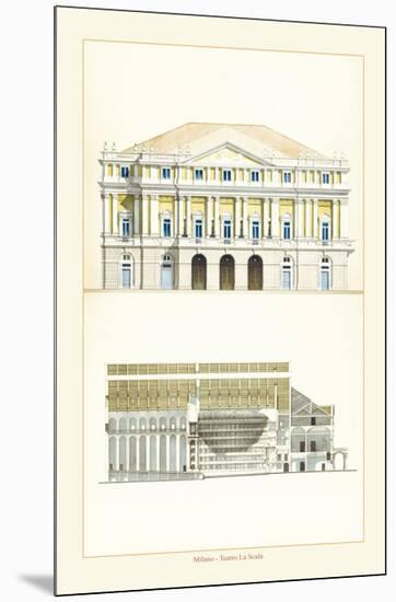 La Scala-Libero Patrignani-Mounted Premium Giclee Print