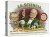 La Sciencia Brand Cigar Box Label-Lantern Press-Stretched Canvas