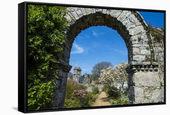 La Seigneurie House and Gardens, Sark, Channel Islands, United Kingdom-Michael Runkel-Framed Stretched Canvas