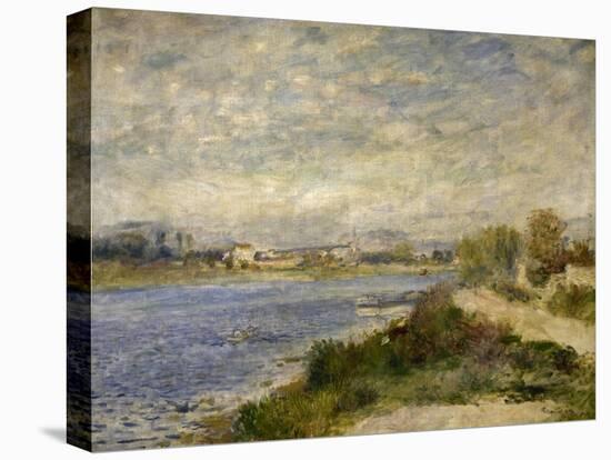 La Seine à Argenteuil-Pierre-Auguste Renoir-Stretched Canvas